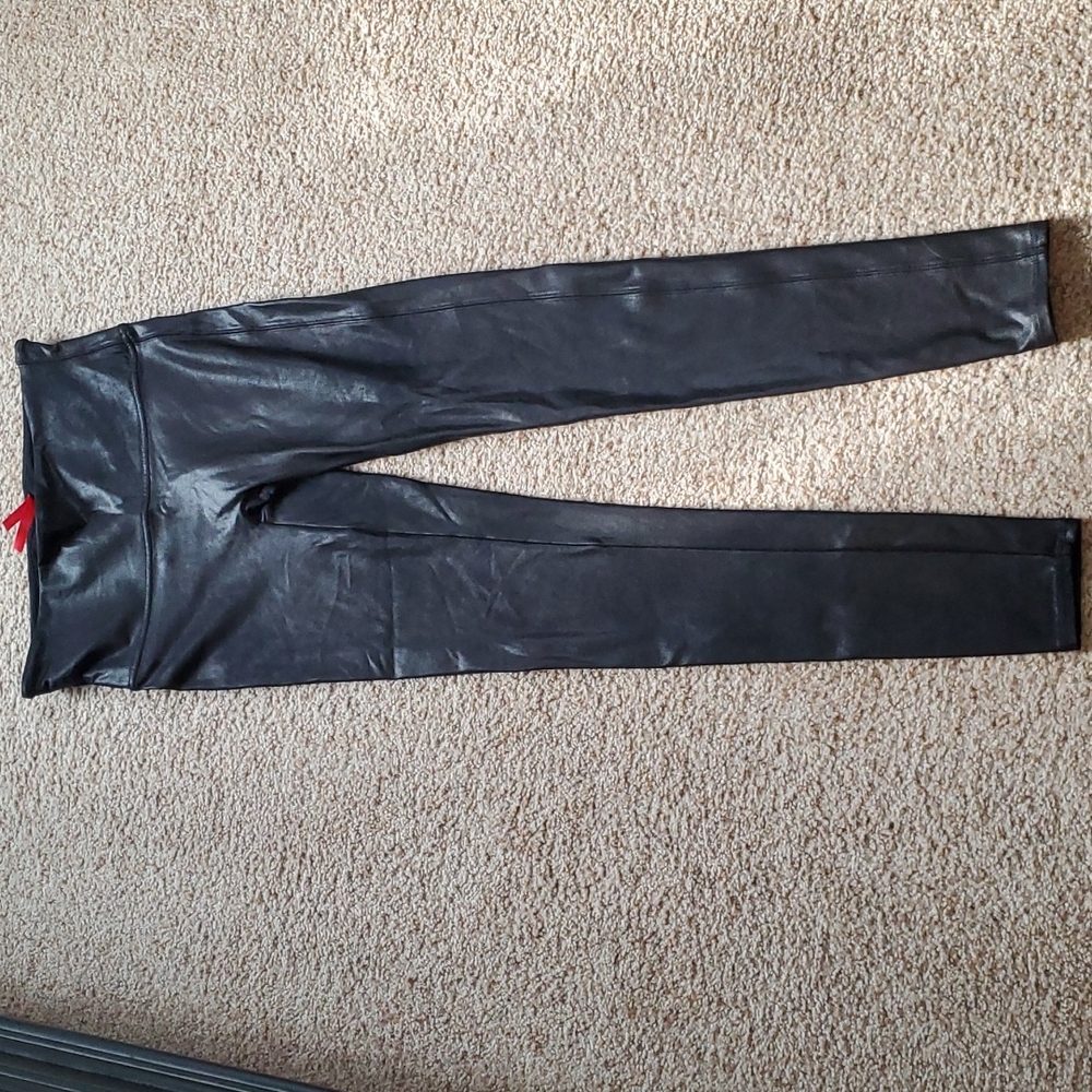 Spanx faux leather leggings